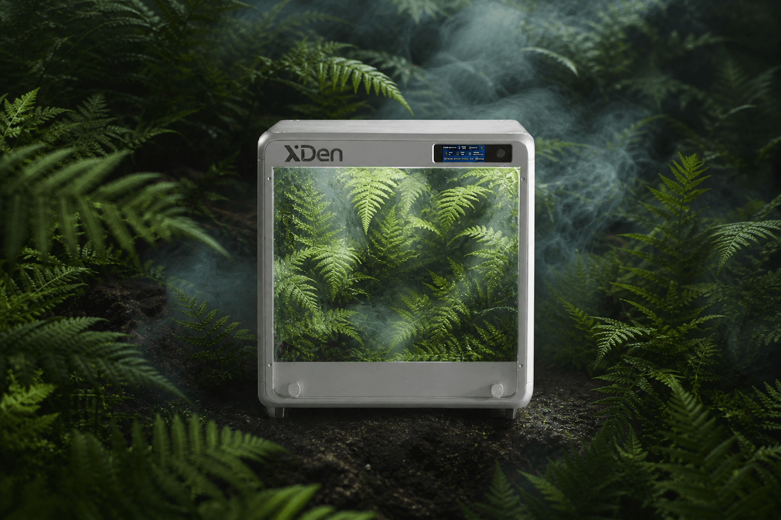 Tropical Rainforest landscape represented by the XDen Natural Model