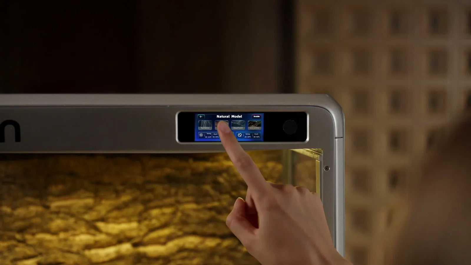 Selecting a Natural Model directly from the XDen display
